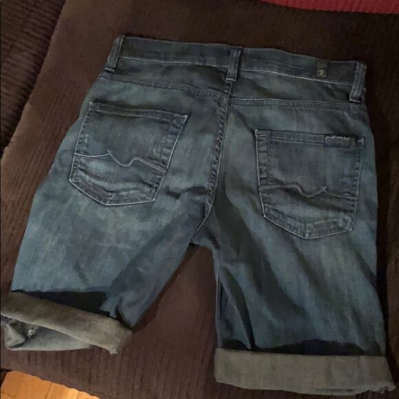 7 for all mankind Ginger cut shorts size 25 - Picture 4 of 4